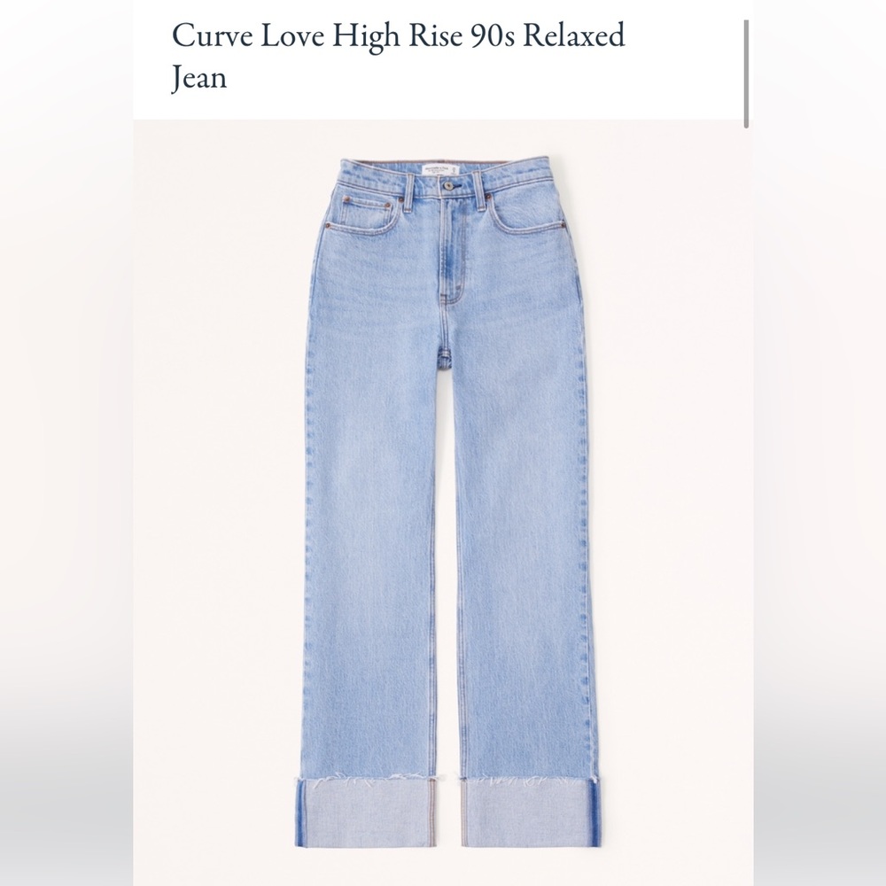 Abercrombie 90’s High Rise Jeans